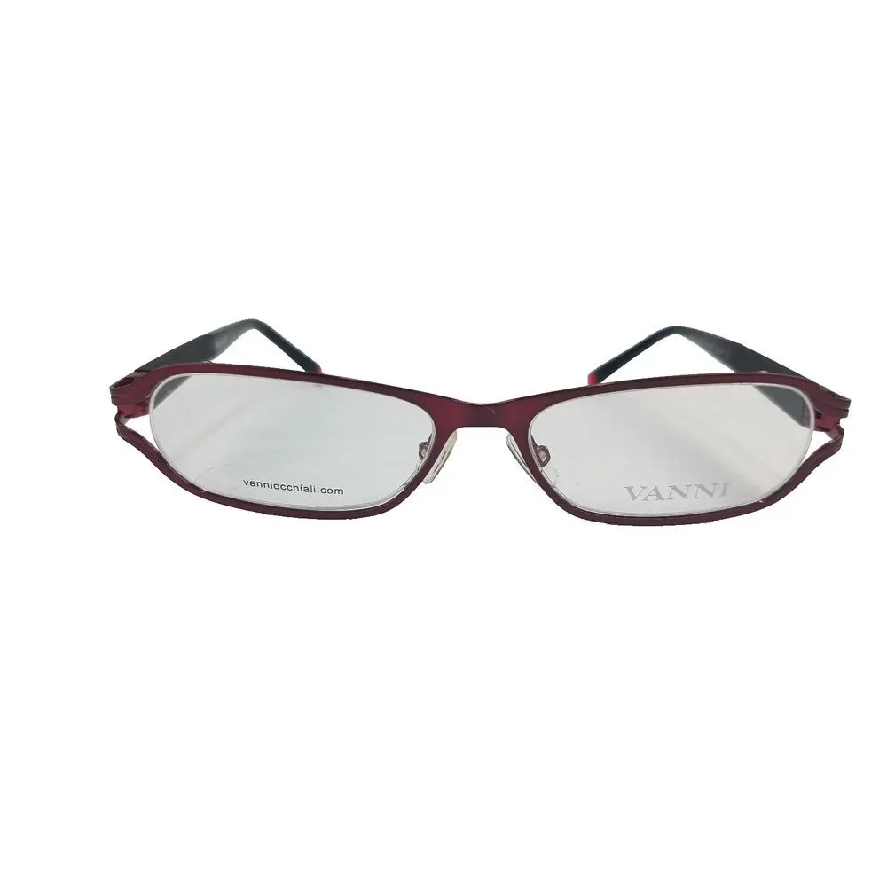 Vanni Occhiali Eyewear VK4502 Size: 48-15-135 Color red/blk‎ Rx frame